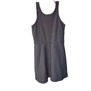 Old Navy Active Girls Powersoft Pinstripe‎ Athletic Dress w Shorts Black M 8